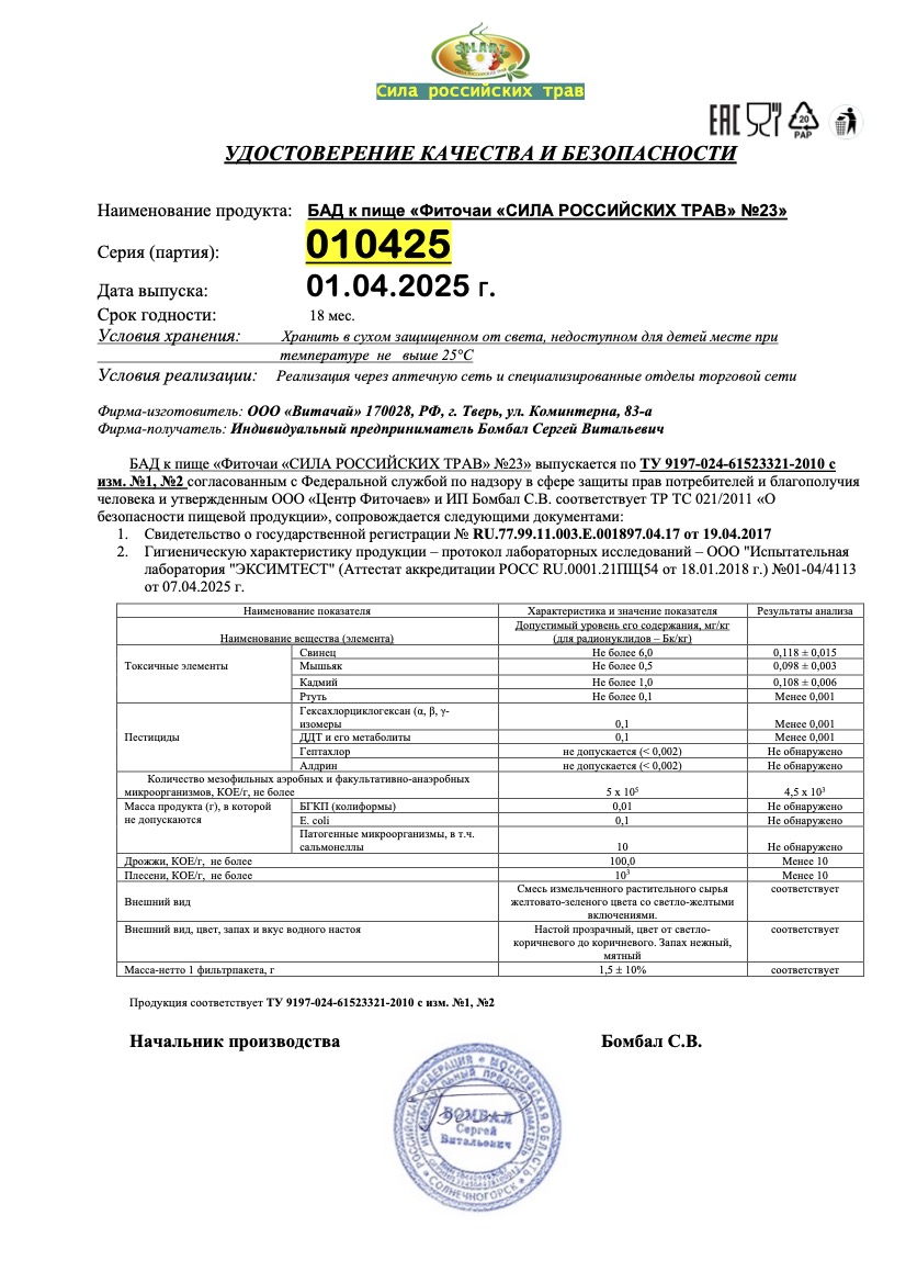 Паспорт №042025